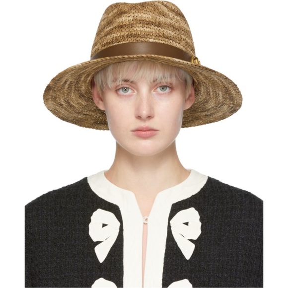 New Valentino Garavani Brown Fedora VLogo Hat Medium with Dust bag & card! - Picture 3 of 7